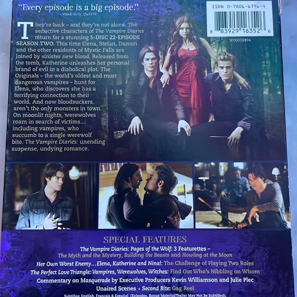 The Vampire Diaries Second Season Dvd - Picture 6 of 6